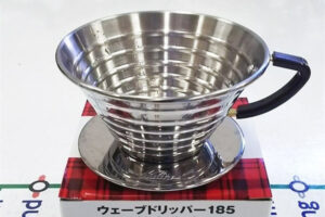 【まとめ買い割引】年老いた骨齧り ボーダーレス FOIL 日本語 コーヒーの通販の青海珈琲のカリタ ウェーブドリッパー185 ステンレス